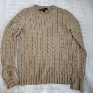 Tommy Hilfiger Beige Cable Knit Sweater Women's Small/Petite